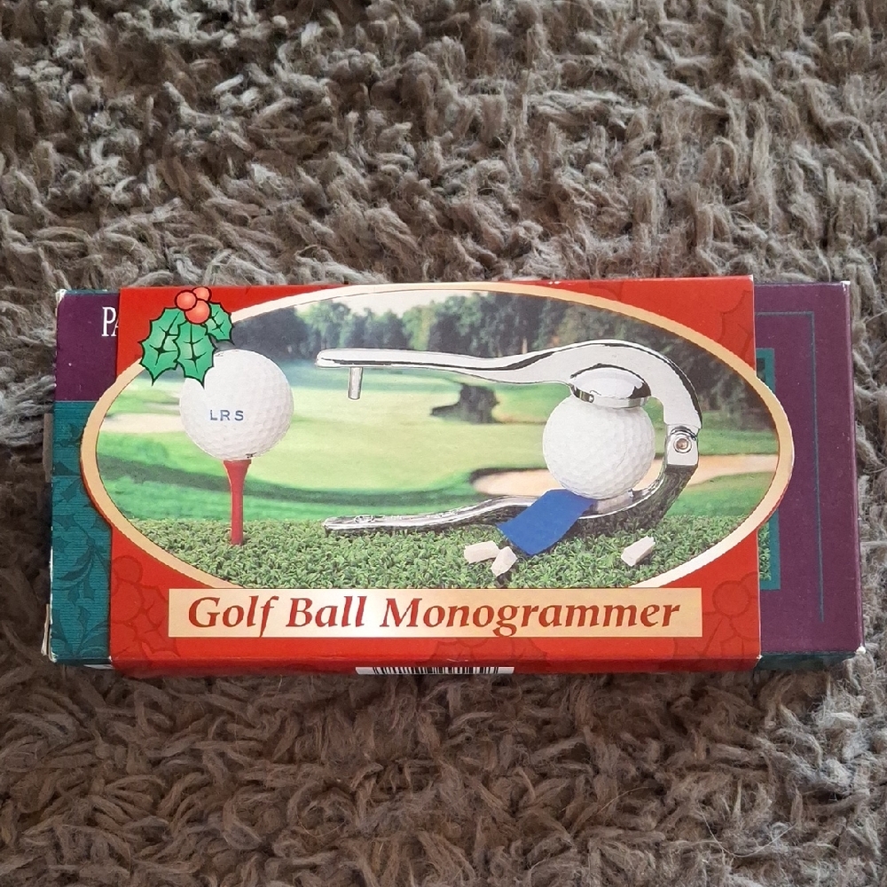 NIB Golf Ball Monogrammer